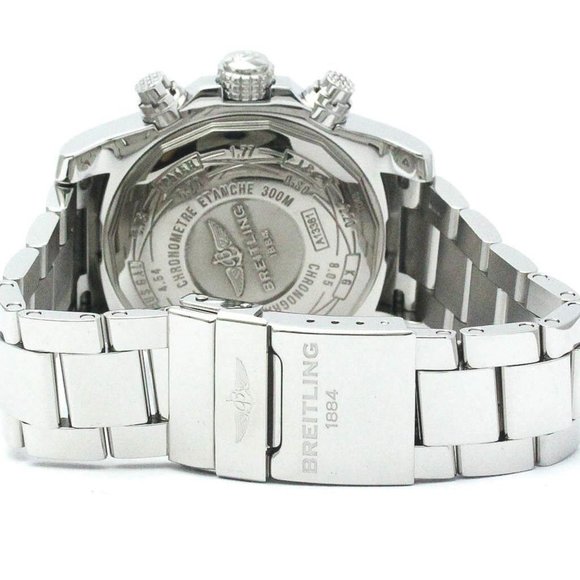 Polished BREITLING Avenger ll Chronograph Steel Automatic Watch A13381 - Picture 5 of 9